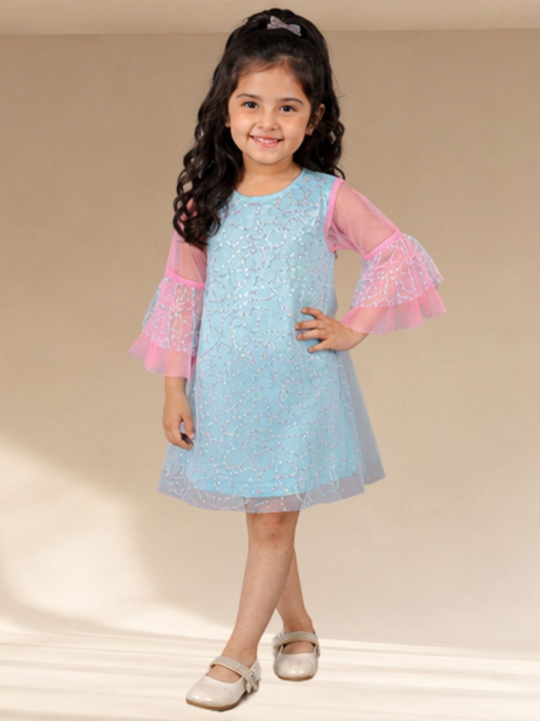 Girls Sparkle Sequins Party Wear Frock