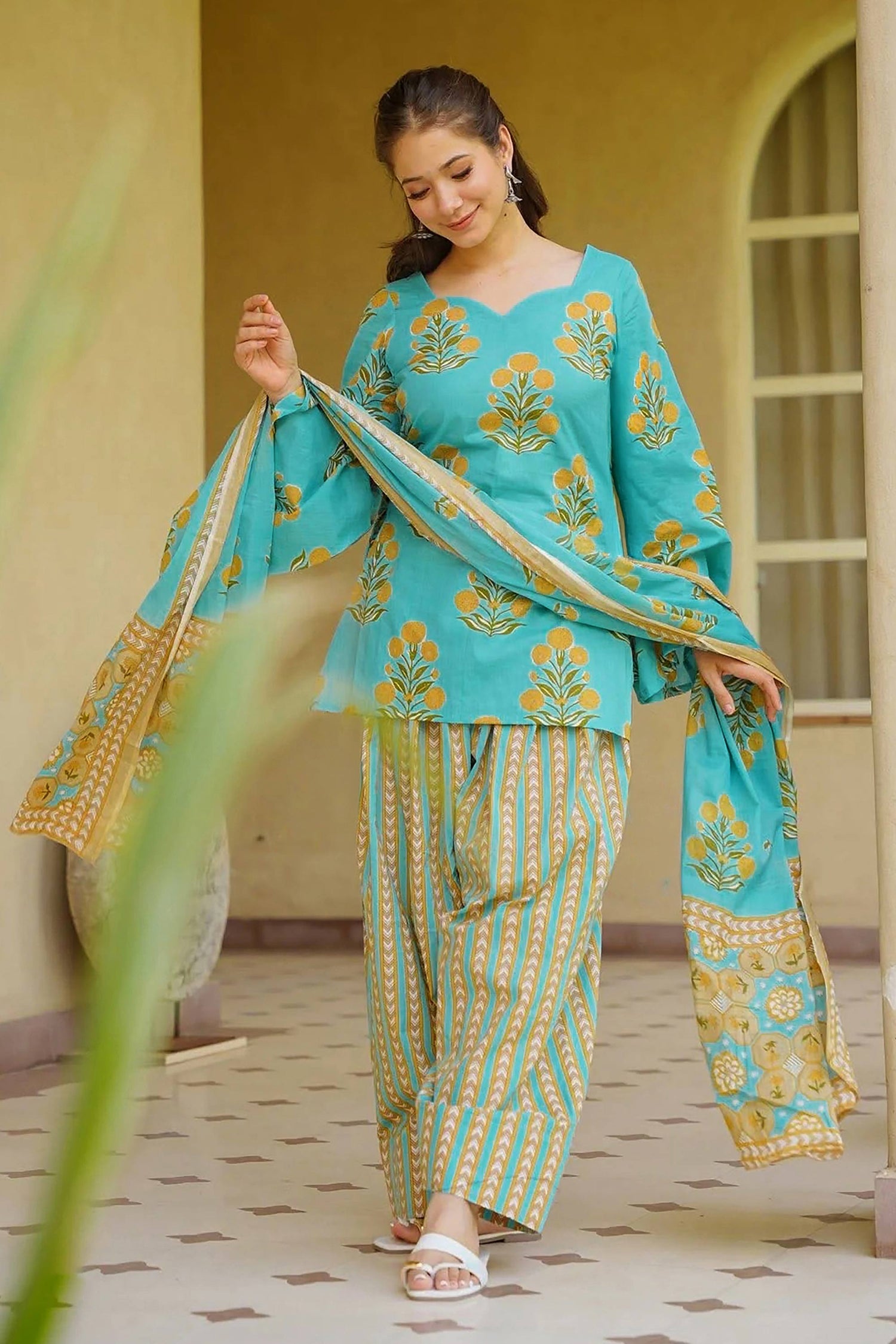 Printed Readymade Suit