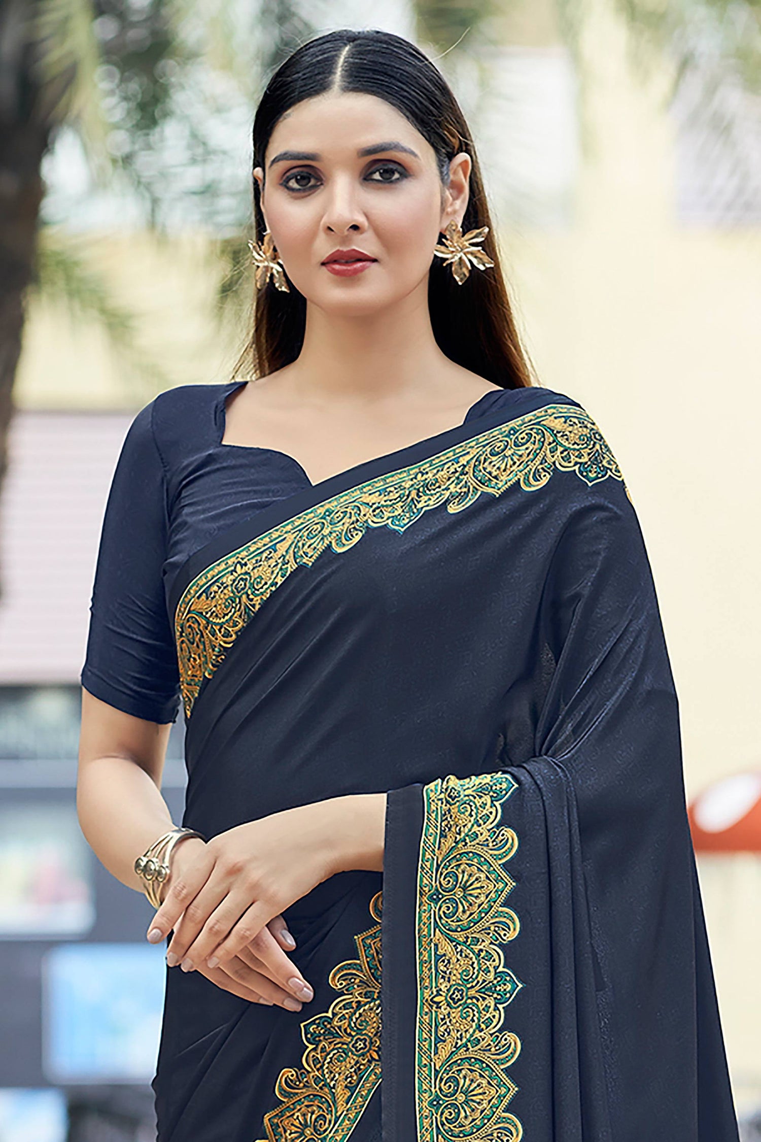 Premium Crepe Silk Saree